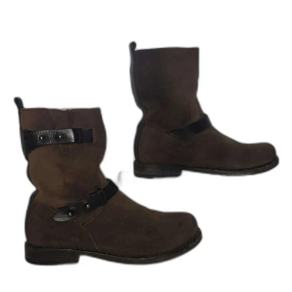 rag & bone Brown Suede Ankle Boots Size 37